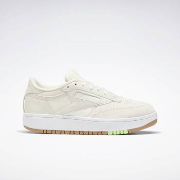 Reebok Club C Double Bezove - Damske Tenisky